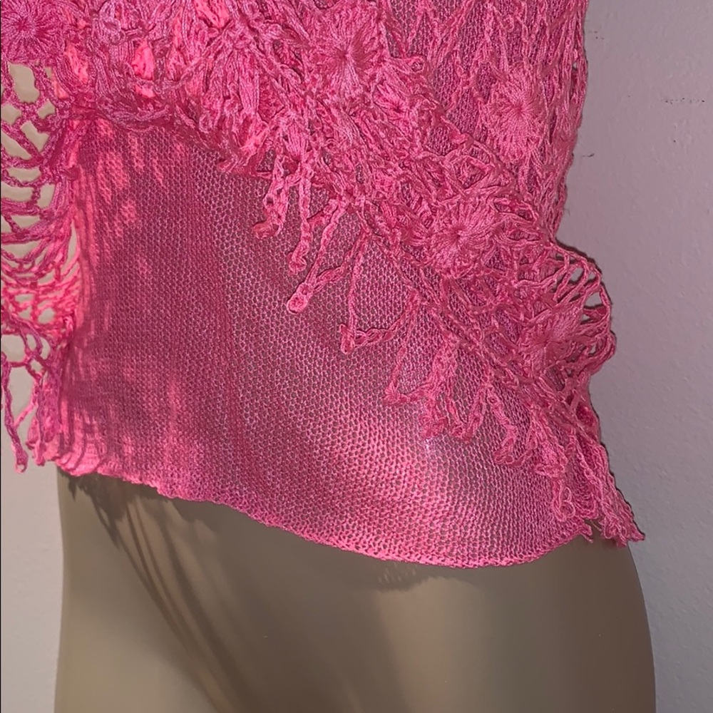 Handmade knit halter top - Picture 5 of 8